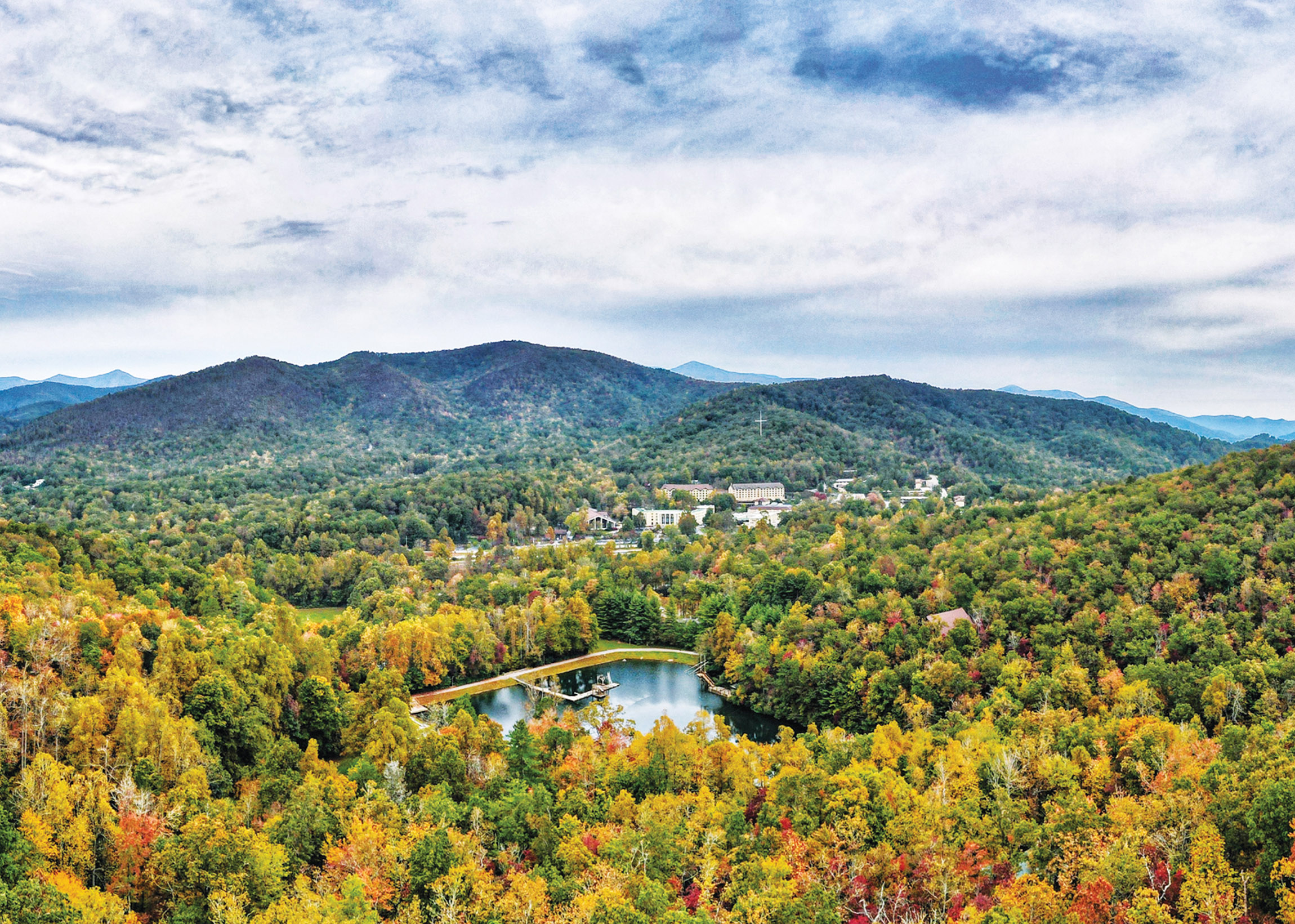 Ridgecrest Foundation Campuses Aerial View